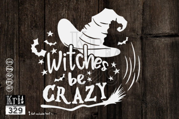Download Witches Be Crazy SVG Decal - Premium Resources