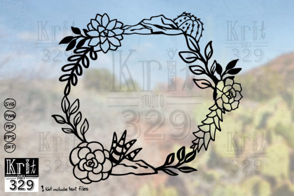 Download Succulent Hexagon Frame SVG Decal - Svg decal Collection